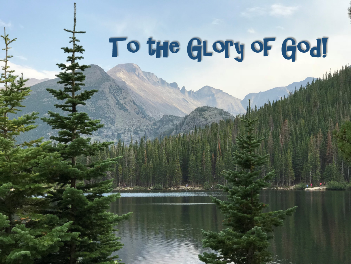 Focus On God's Glory